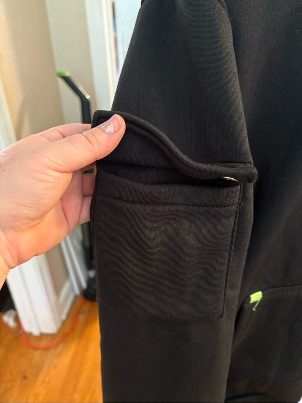 Carhartt Black Hoodie with Yellow Logo Detail - Picture 3 of 6